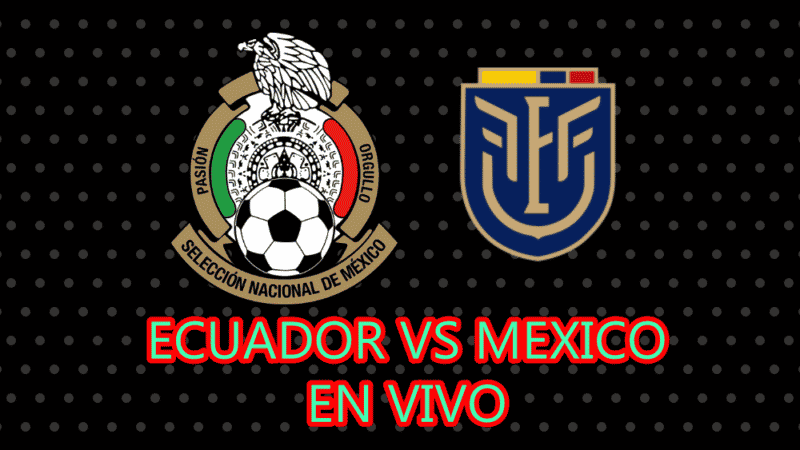 Ecuador empató con México en un partido con algunos incidente